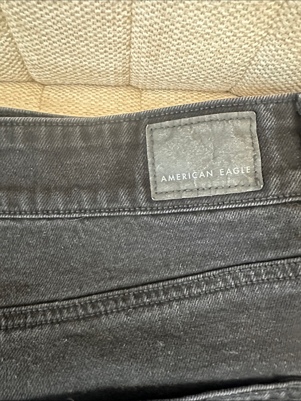 American Eagle Black Distressed Denim Shorts - Women - Picture 3 of 5